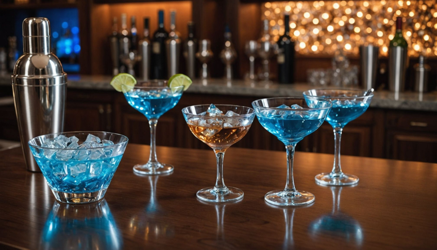 Elevate your home bar with crystal cocktail glasses